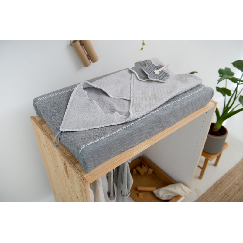 Koeka Potah na přebalovací podložku Stockholm, steel grey