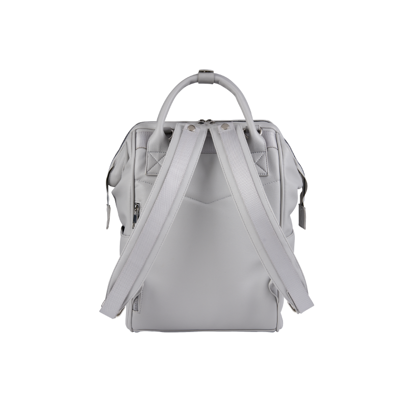 BabaBing Mani přebalovací taška/ batoh, Dove Grey Leatherette
