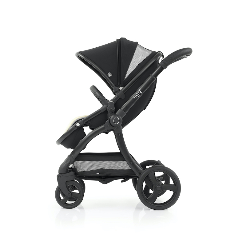 BabyStyle Egg2 kočárek, JUST BLACK / Black mat 2021 - Speciální Edice