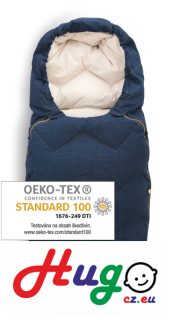 Design by Voksi Stroller bag denim blue