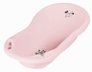 Dětská vanička 84cm "Minnie" se zátkou, Růžová