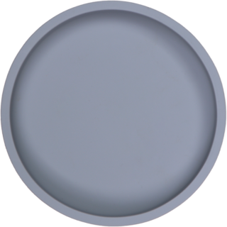 TRYCO Silikonový talířek kulatý, Dusty Blue