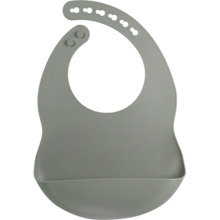 TRYCO Silikonový bryndáček, Olive Gray