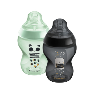 Kojenecká lahev, ANTI-COLIC, 0+, 260 ml, Ollie a Pip, 2ks