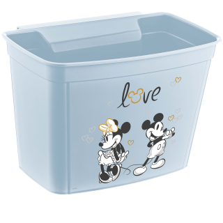 Odpadkový koš na přebalovací kout závěsný "Mickey", Kouřově modrá