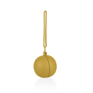 Silikonové pouzdro na dudlík uzavíratelné, Mustard Yellow