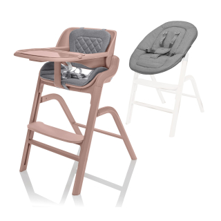 Set židlička Inspira + novorozenecký set, Candy Pink