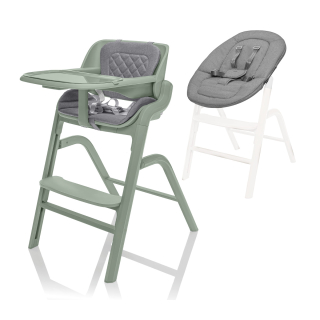 Set židlička Inspira + novorozenecký set, Pistacio  Green