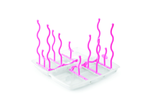 Skládací stojan na láhve, Pink