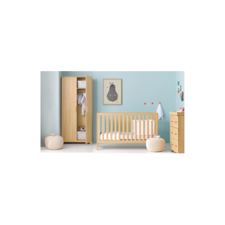 BabyStyle Monaco dětský pokoj (set: postýlka, komoda, skříň)